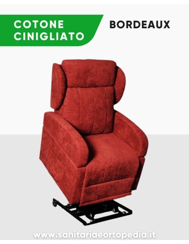 Poltrona alzapersona GINEVRA a 2 Motori – Braccioli removibili, elevabile, in promozione luglio