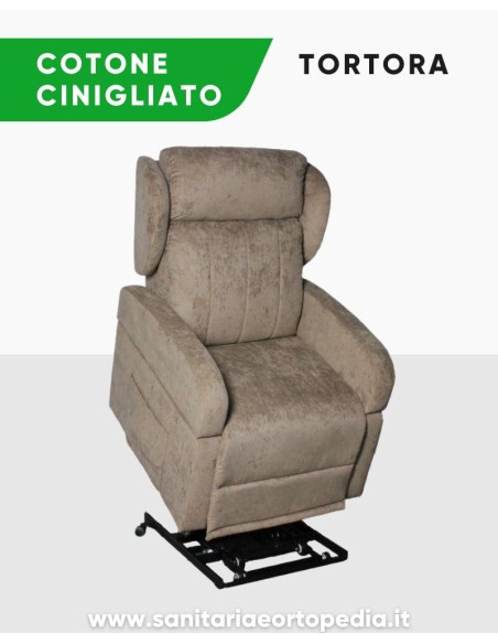 Poltrona alzapersona GINEVRA a 2 Motori – Braccioli removibili, elevabile, in promozione luglio