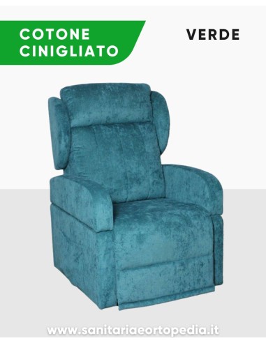 Poltrona alzapersona GINEVRA a 2 Motori – Braccioli removibili, elevabile, in promozione luglio