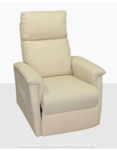 Poltrona Alzapersona MONIA a 2 Motori – Reclinazione Indipendente, Posizione Letto 180°